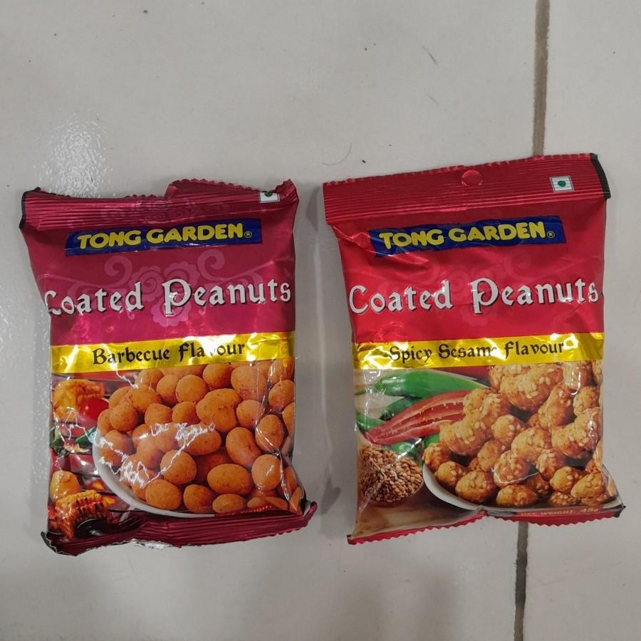 

Tong Garden Coated Peanuts Kacang Bersalut Rasa BBQ / Spicy Sesame 45gr