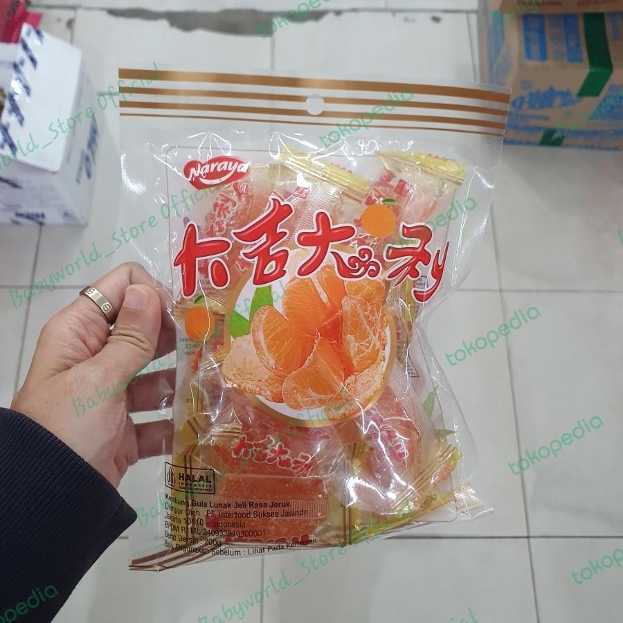 

Naraya Orange Jelly Candy Permen Jeruk 200gr