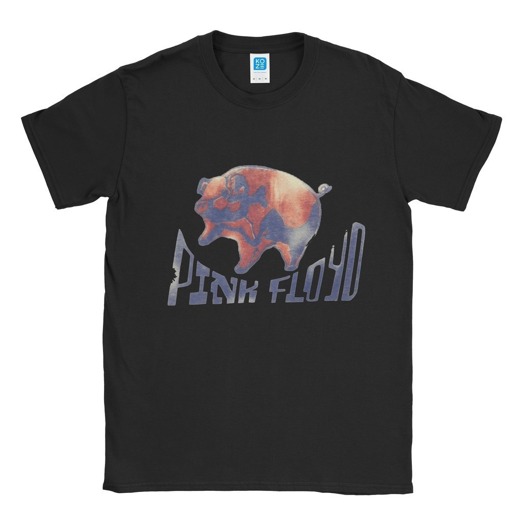 BAND - Pink Floyd Bacon Black T-Shirt - Baju Kaos - Cotton Combed 24s
