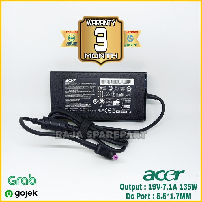 Adaptor Charger Acer Nitro 5 AN515-51 AN515-52 AN515-53 135WATT ORI