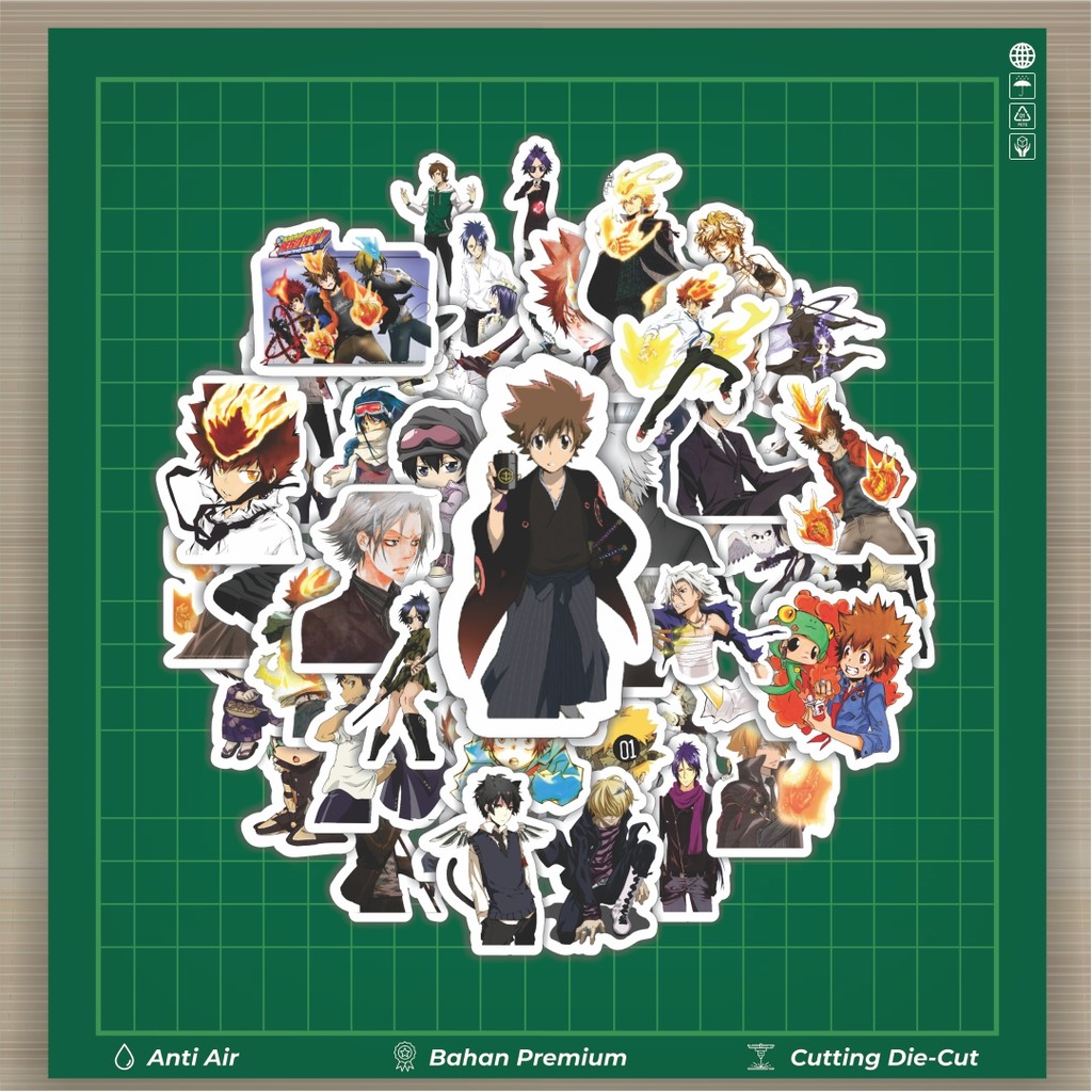 

HOT 50 PCS STIKER Stiker Anime Series Reborn Karakter Mix 3 Stiker Fashion Cars Decal Dingin Kartu Album Custom Vinyl Anti Air- Sticker Aesthetic Buku Journal Koper Casing HP Tablet Laptop Helm Motor Botol Minum