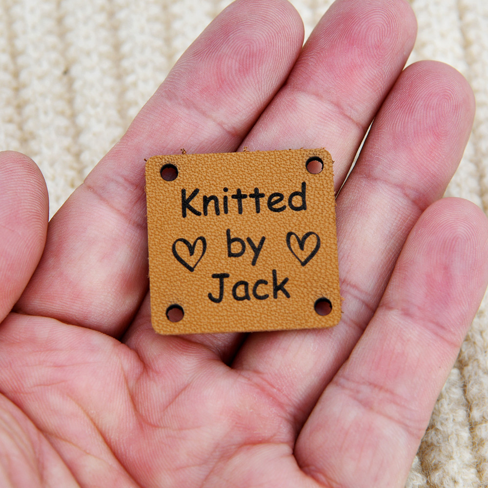 

Personalized Labels, Genuine Leather , Leather Tags , Custom Labels, Crochet Labels, Sewing, Text/Logo D506