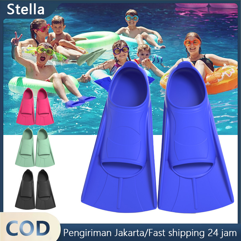 Kaki Katak Solid Silicone Fin  Renang Diving Sepatu Kaki Katak Untuk Anak Dan Dewasa Diving Fin Snor