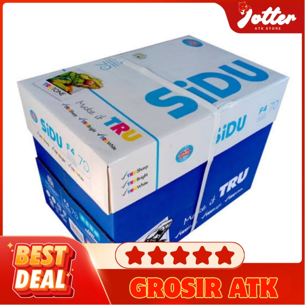 

[ 1 Dus ] Kertas Hvs 70 F4 Sinar Dunia | Jotter Grosir ATK
