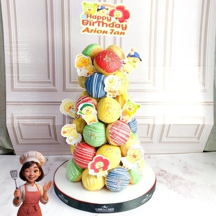 

Donat/Donat Tower Tema Duck/Donat Ulang Tahun