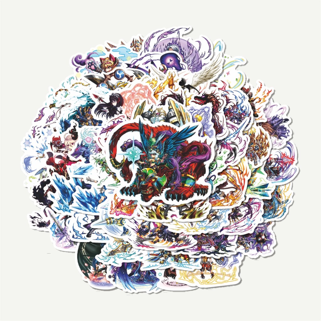 

Sticker Pack Stiker Game Series Brave Frontier Karakter Mix 4 | Sticker TUMBLR | Stiker LAPTOP KOPER HELM