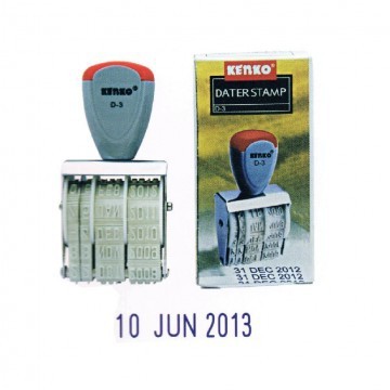 

Kenko Date Stamp D-3 / Stempel Tanggal 5mm Murah Berkualitas