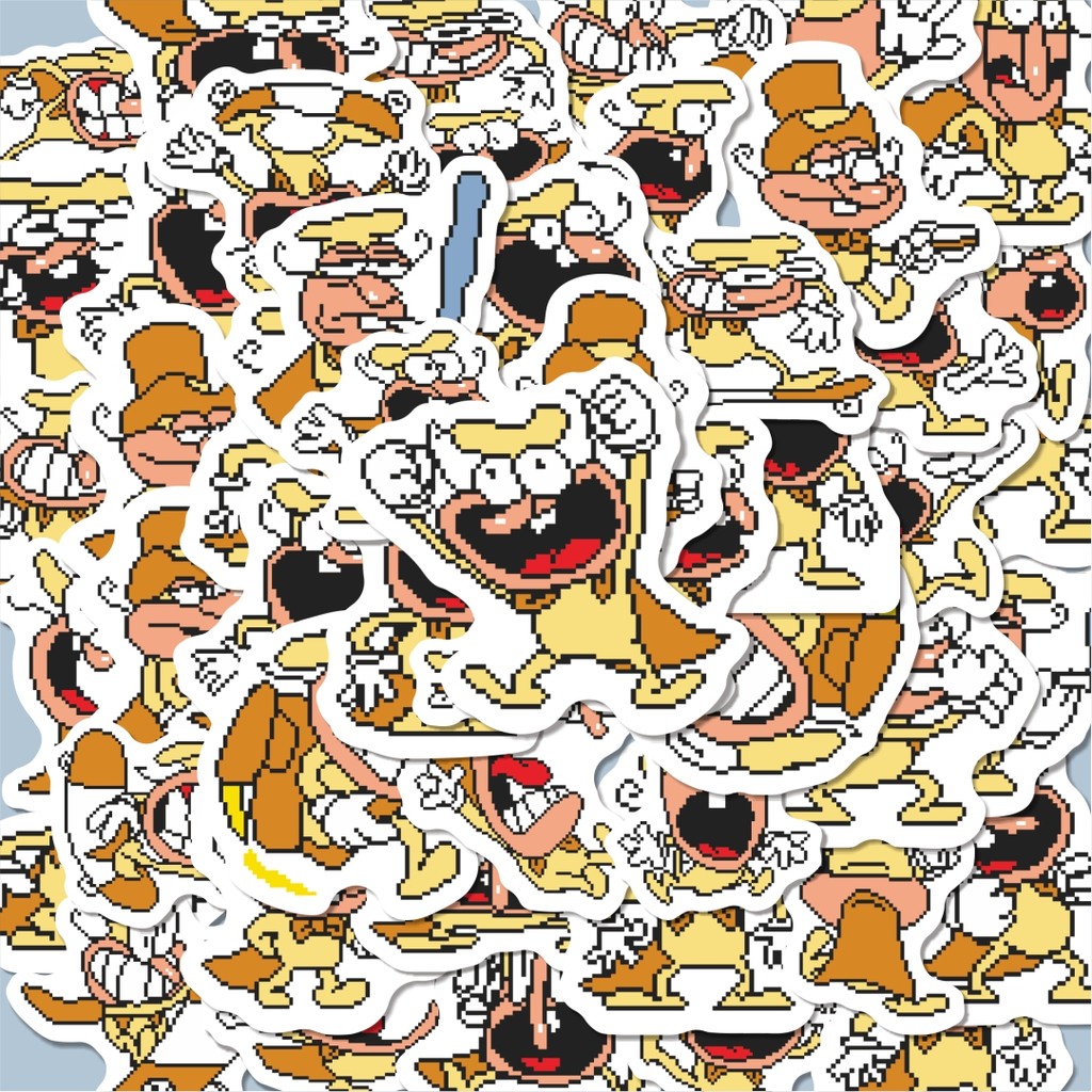 

100PCS Lucu Stiker Pizza Tower V16 Stiker Aesthetic Stiker Anti Air Stikers Berperekat Waterproof sticker decal buat Motor Helm Buku Journal Koper Casing HP Laptop Botol Minum Hadiah anak