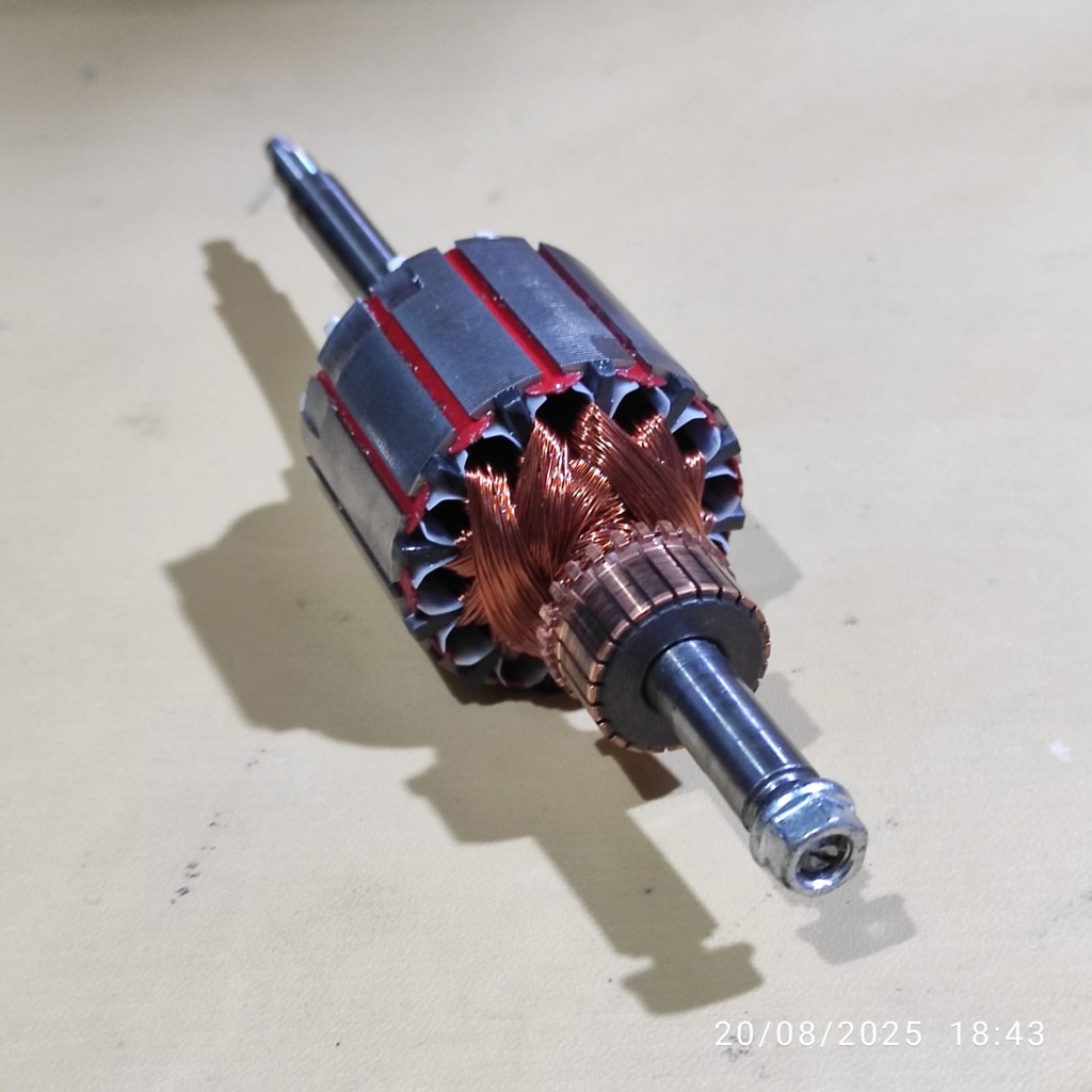 ARMATURE COIL ROTOR ARMATUR AS MESIN MOTOR OXONE PROFESIONAL FOOD PROCESSOR OX294 OX 294 750W 2L GIL