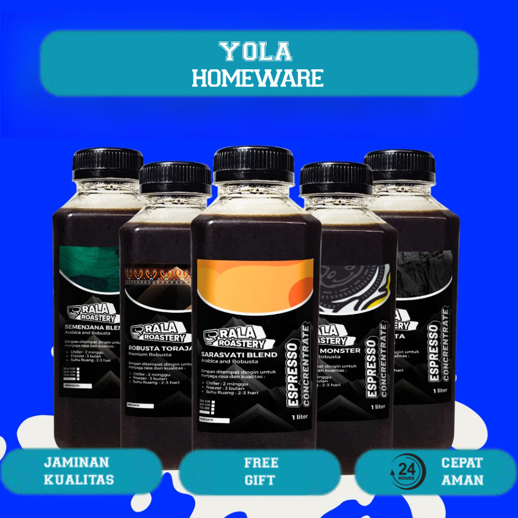 

Espresso Cair / Konsentrat kopi | Coffee Concentrate 1 liter