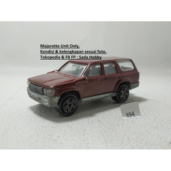AD99 Diecast Majorette Toyota Runner Maroon Unit Only