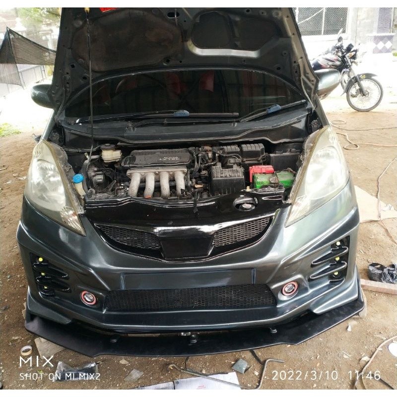 (COD) Winglet Lips Bumper depan Jazz Ge8 2008-2011