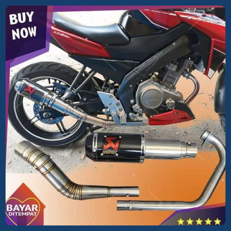 Exhaust exhaust FZ150i racing FZ150i FZ150i new vixion racing vixion silincer slincer akrapovic