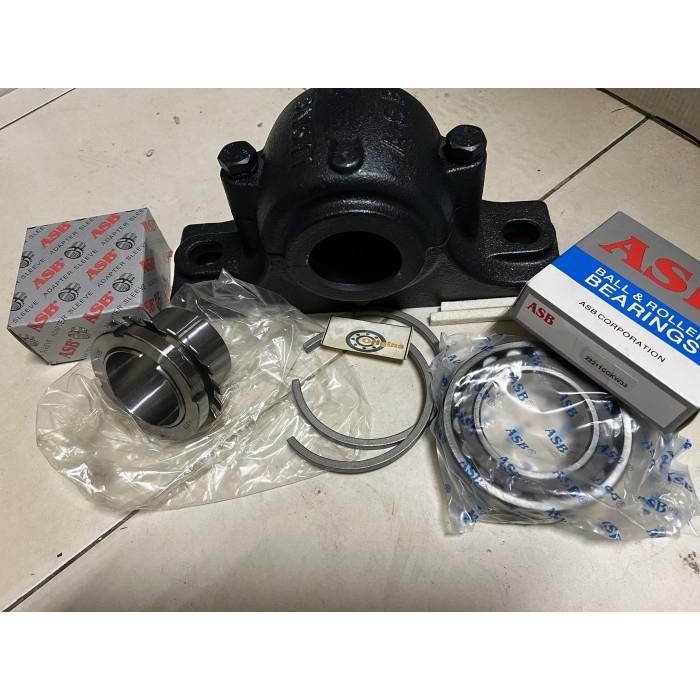 BEARING KOMPLIT ADAPTER HOUSING SN 509 22209CAKW33 H309 SEAL ASB NKN