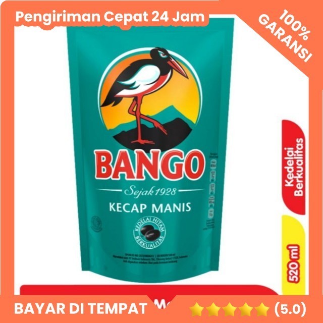 

KECAP MANIS BANGO 735ml/ 520ML REFFIL KEMASAN Pouch