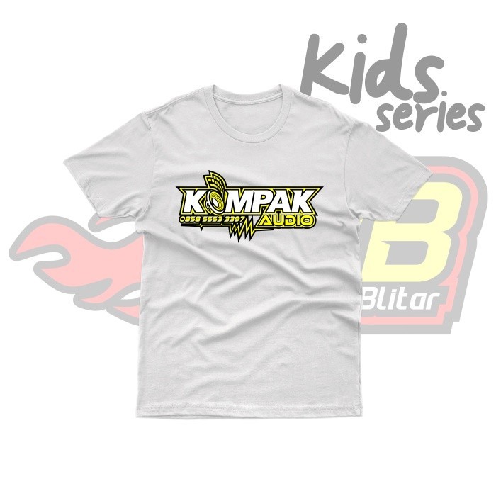 KAOS DISTRO ANAK | Baju Kaos Anak Distro Kompak Audio Katun Combed #
