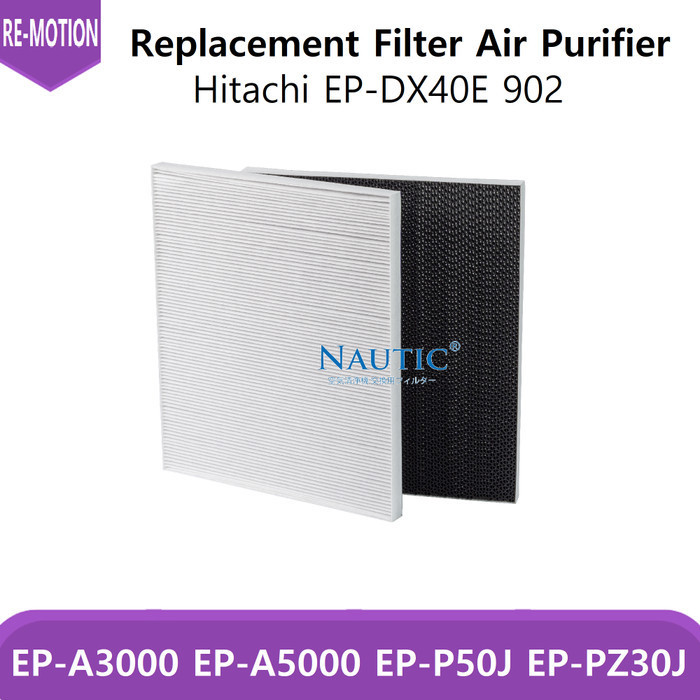 Hepa Filter Air Purifier Hitachi EP-A3000 EP-A5000 EP-PZ30J EP-P50J EPA 3000/5000