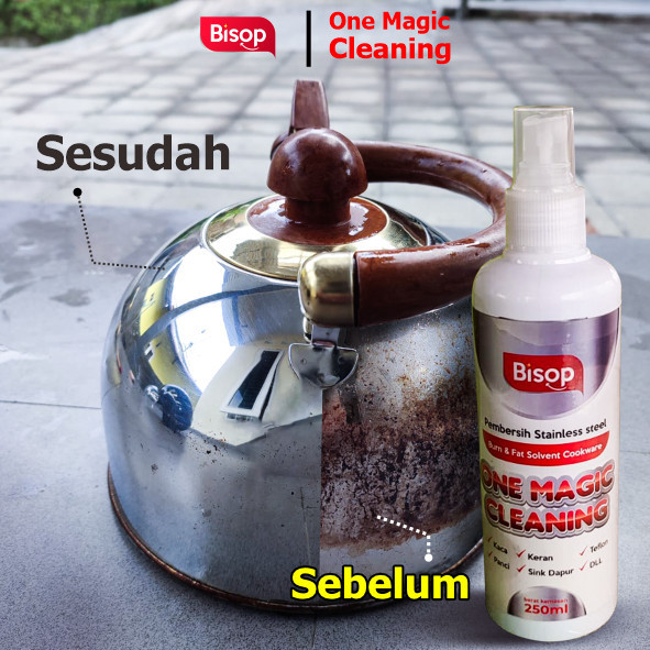 BISOP - Pembersih Kerak Panci Wajan / Penghilang Kerak Membandel Ampuh