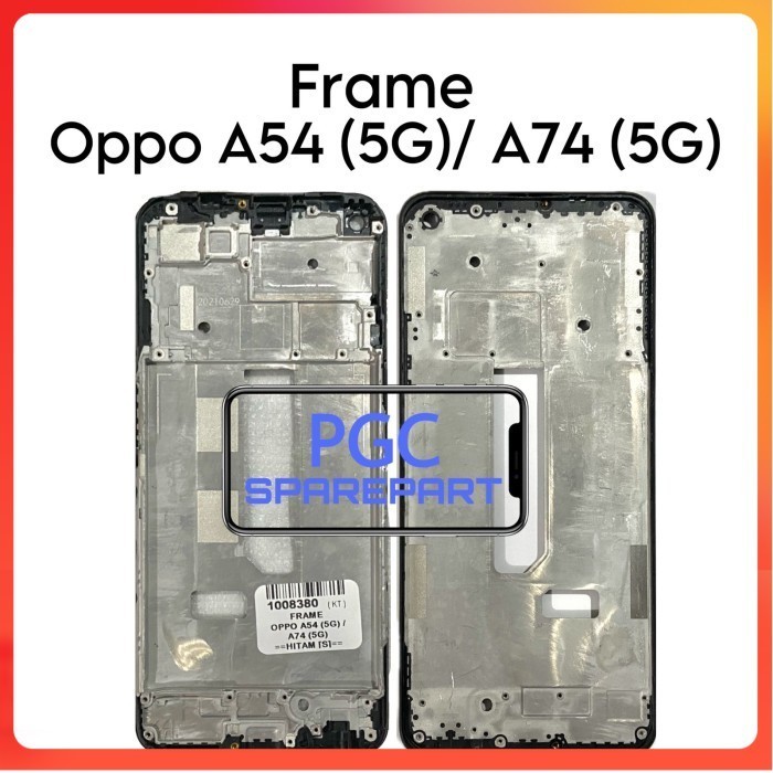 Frame Tulang Tengah Oppo A54 5G / A74 5G - Bezel Dudukan LCD & Mesin