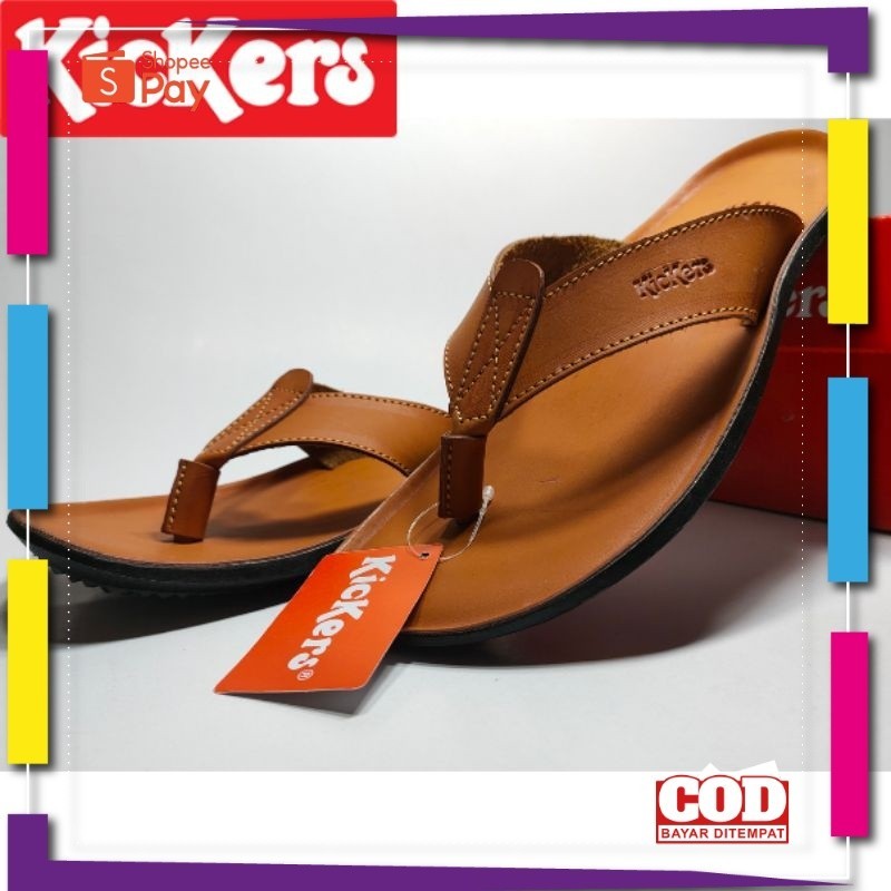 [PREMIUM ORIGINAL] Sandal Kickers. sendal casual pria. sendal Kickers pria jepit