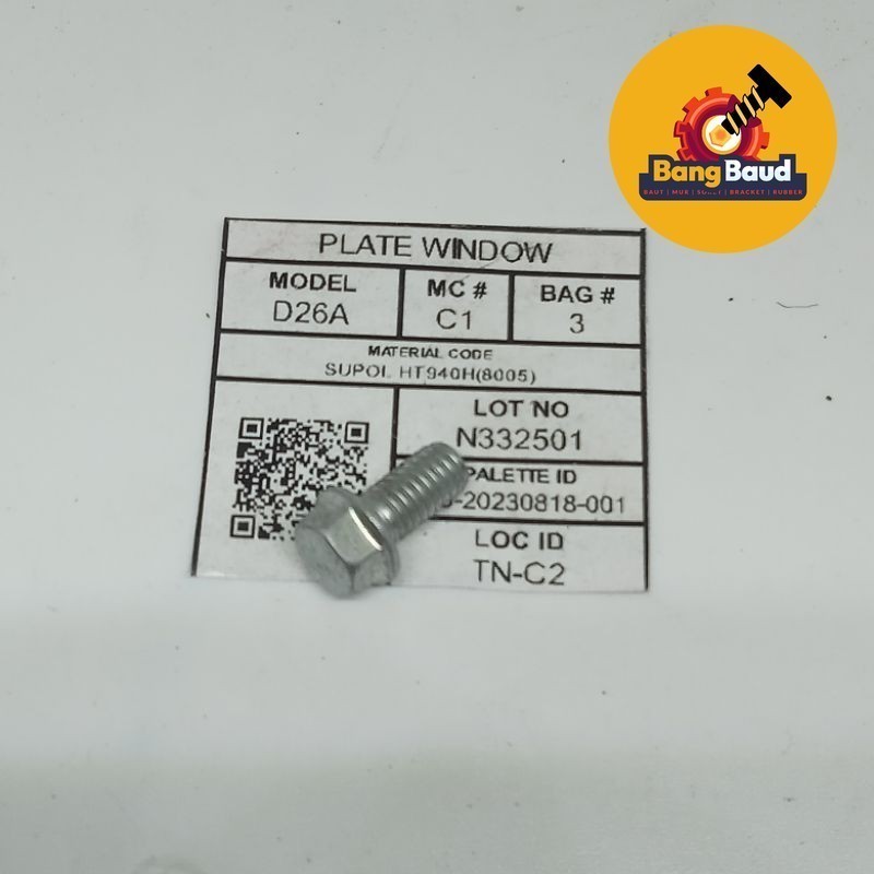 Baut 10 m6x12 kunci 8 baut  ORIGINAL panjang 1,2 cm TOYOTA RATU BAUD