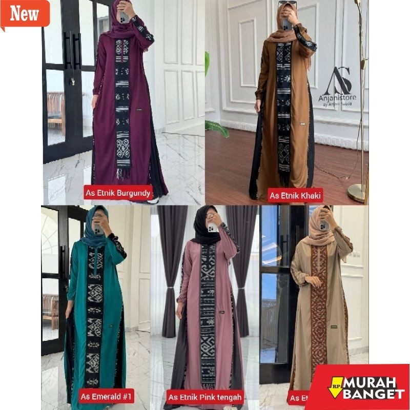 gamis kekinian tahun 2024 (( READY STOK )) ANJANI STORE TERBARU / ANJANI STORE BY ANJANI SABILLA / A