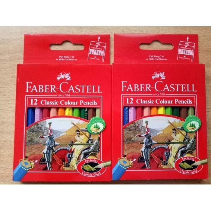 

ACEH.NONO 130729 Pensil Warna Faber-Castell 12 Warna Classic Kecil