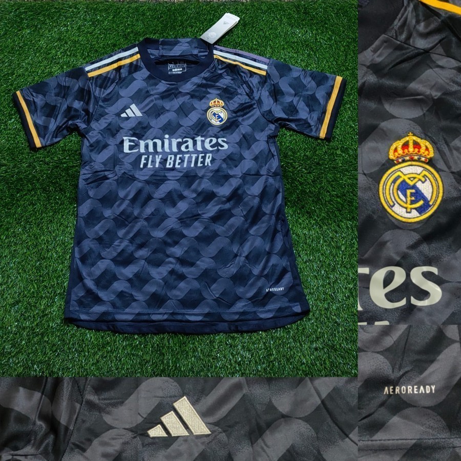JERSEY BOLA REAL MADRID AWAY NEW 2023/2024 GRADE ORI IMPORT PREMIUM IMPORT PREMIUM GO THAILAND