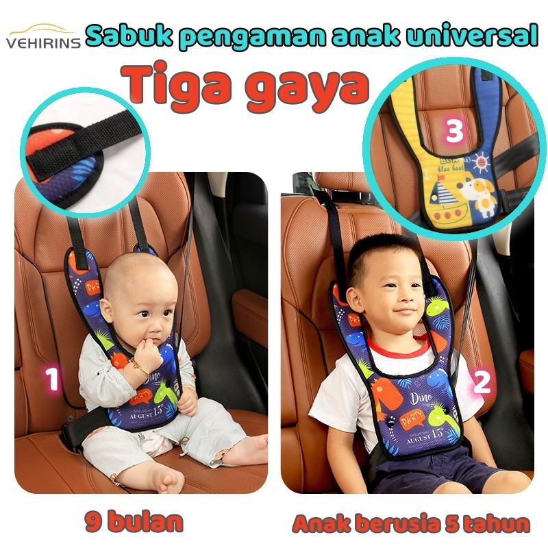 Kids Safety Car Seat Belt Tambahan Penahan Sabuk Seat Pengaman Mobil Anak Kid Sabuk Pengaman