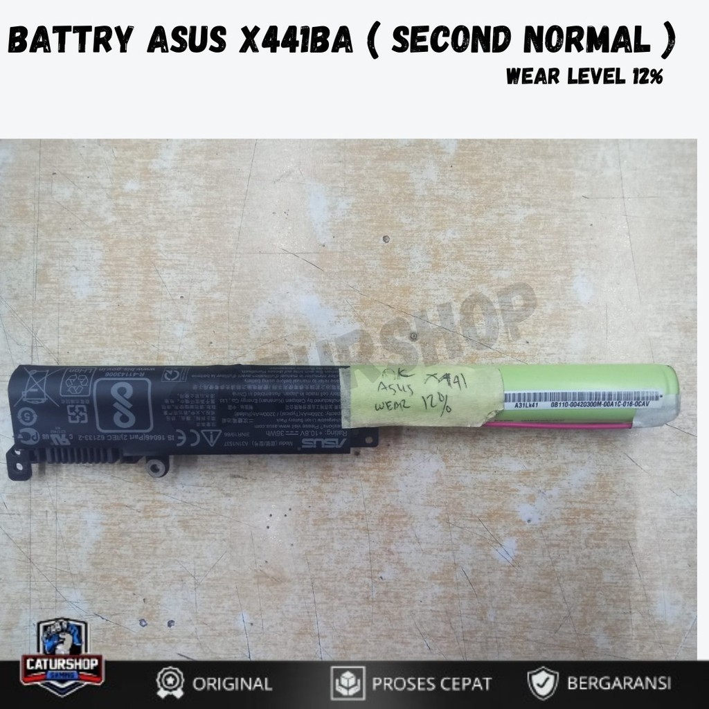 Battrai Battry Battray Original Copotan ASUS x441BA ( Second Normal )