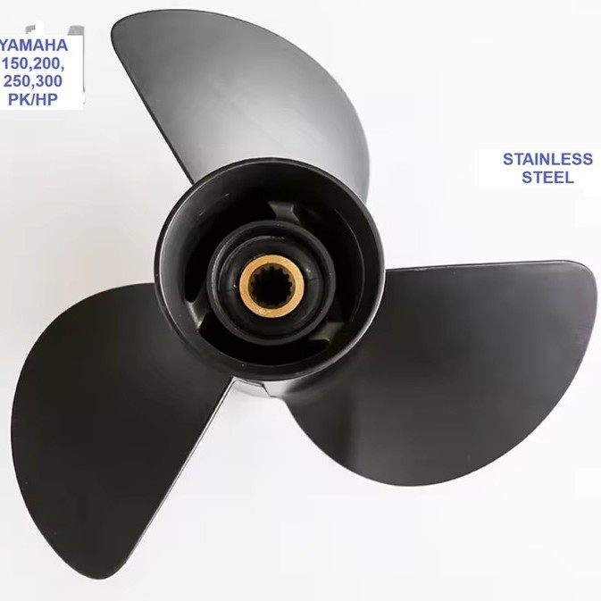 Propeller Stainless Steel 13 3/4 x 21 6G5-45972-02 Yamaha 150, 200, 225, 250, 300 PK HP Baling Kipas