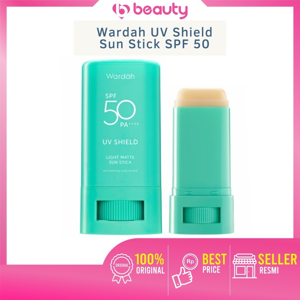 Wardah UV Shield Light Matte Sun Stick 22 g / sunscreen wardah / sunblok wajah