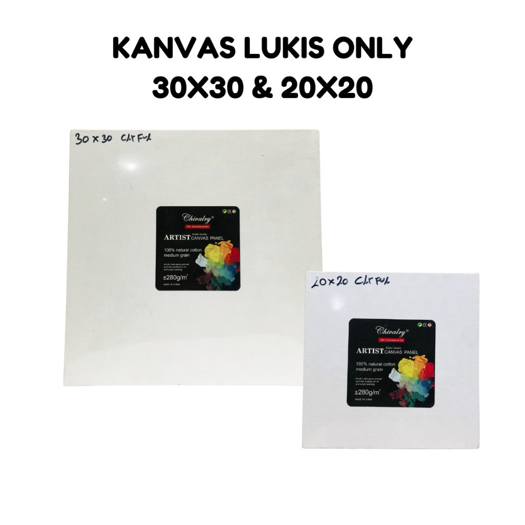 

Canvas Panel Chivalry Colourfull Impor Kanvas Ukuran 30x30 & 20x20 Artist Alat Melukis Kanvas Tanpa Bingkai- SHSNP