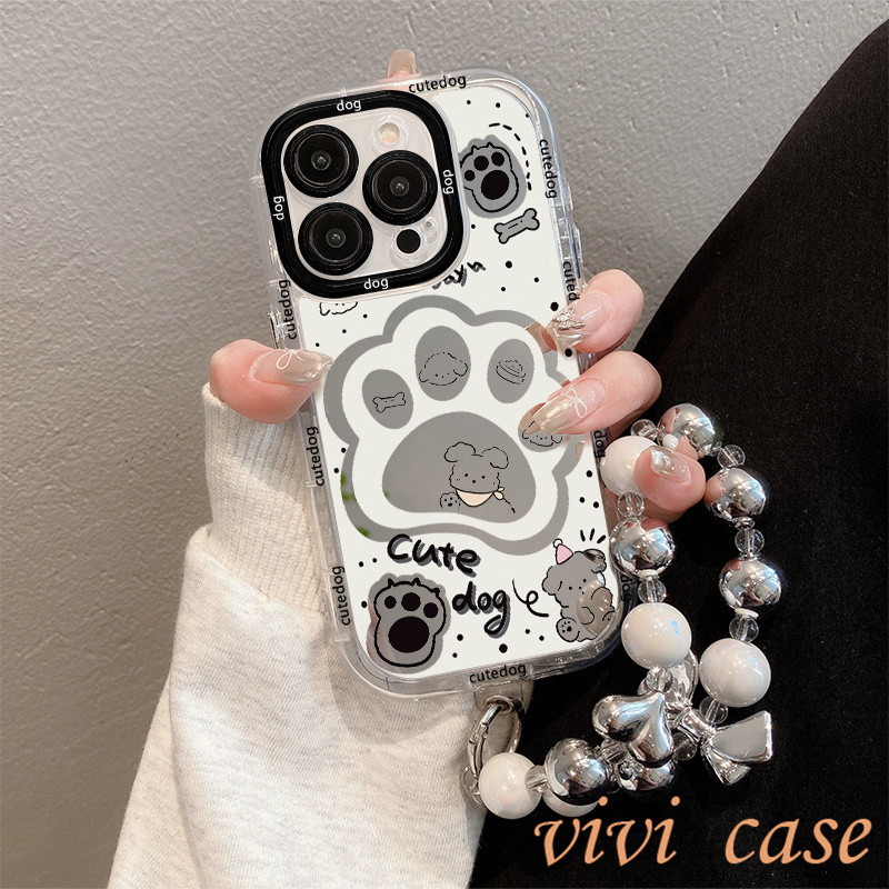 【Casing+Gelang】case SAMSUNG Anjing dengan rantai Casing ponsel cocok untuk SAMSUNG A15 A10S A54 A05 