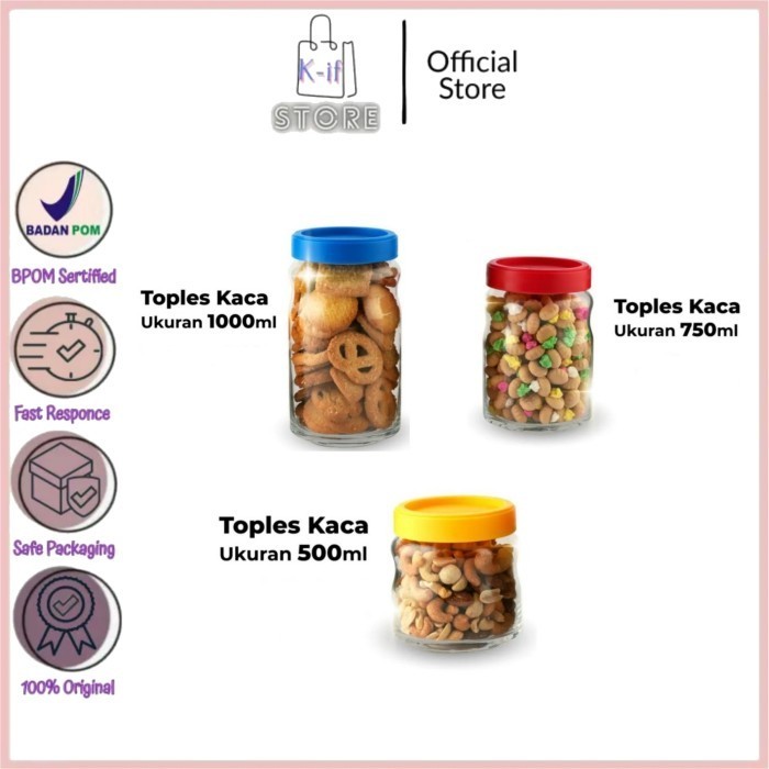 [K-ifstore] Luminarc Toples Bening Kaca Indomaret 750ml