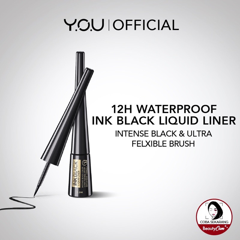 YOU INK BLACK LIQUID EYELINER | YOU EYELINER ORIGINAL