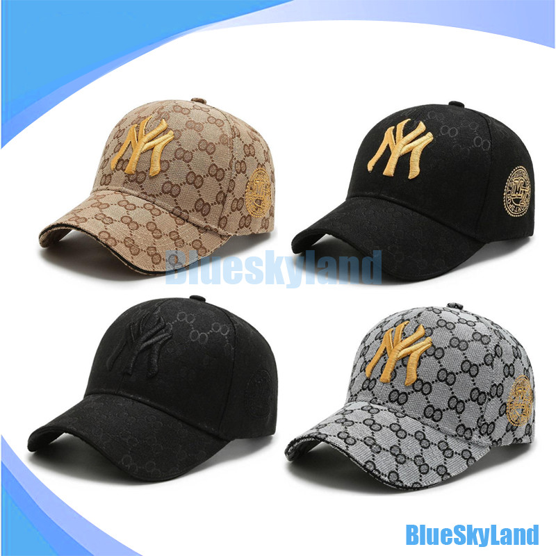 Topi Baseball Motif Tulisan Untuk Musim Panas Trendy Topi Baseball Pria Wanita Unisex Cap Bordir Mot