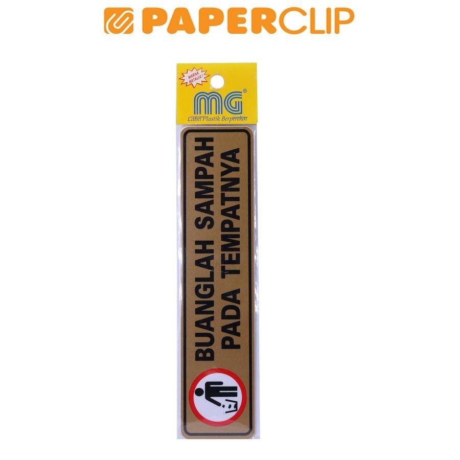 

SIGN MG 3A GD-21 BUANGLAH SAMPAH PADA TEMPATNYA