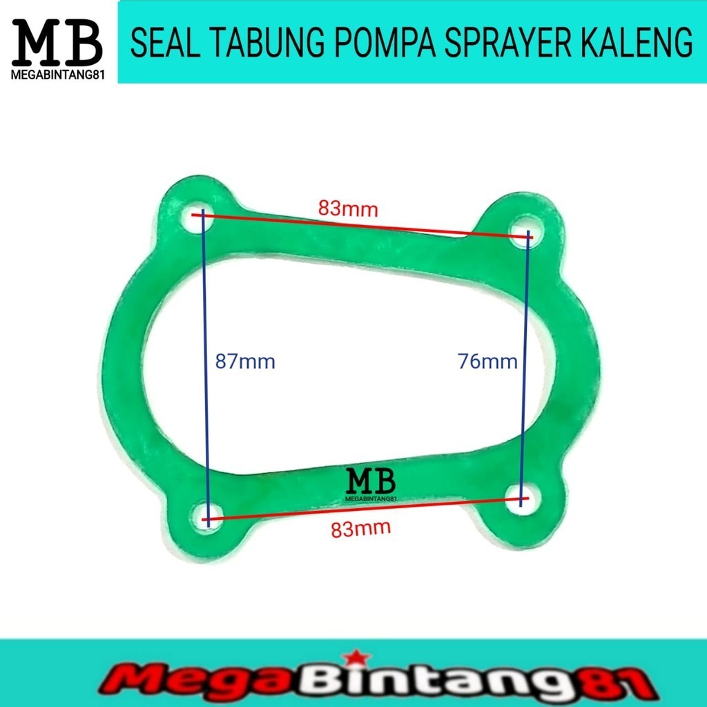 Paking karet pompa sprayer seal kodokan tabung pompa sprayer 17 liter