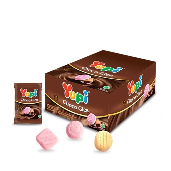 

Permen Gummy Yupi Choco Glee 6g Isi 24pcs Cemilan Murah dan Enak