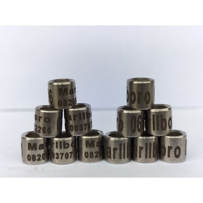 RING BURUNG MURAI BAJA PESAN NAMA RING BAJA MURAI PESAN NAMA