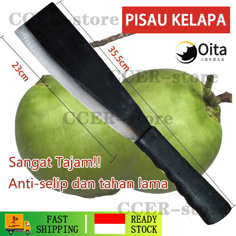 Pisau Dapur Daging Baja Super Tajam Damaskus pisau kelapa