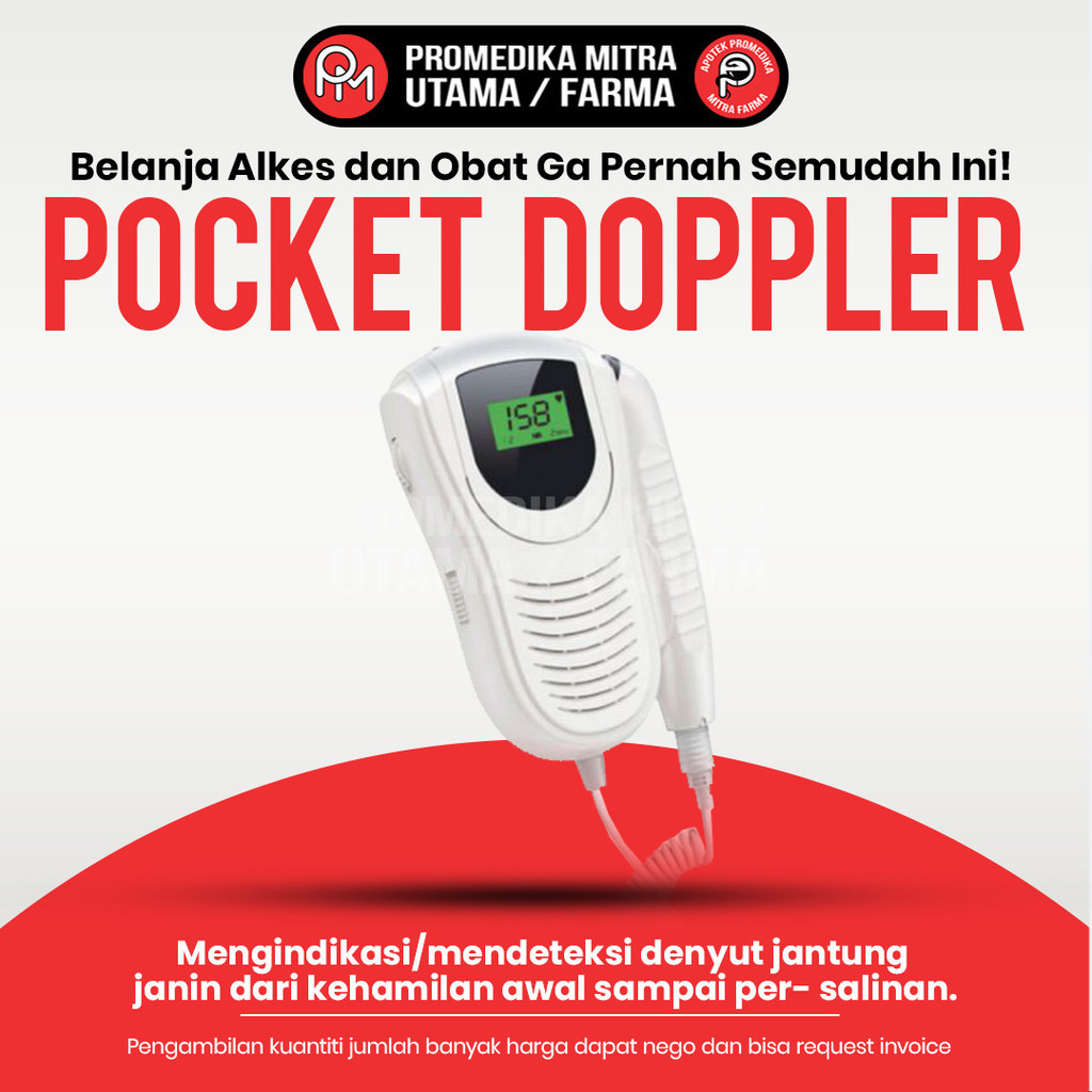 Serenity Pocket Doppler | Alat Pendeteksi Detak Jantung | Pocket Doppler