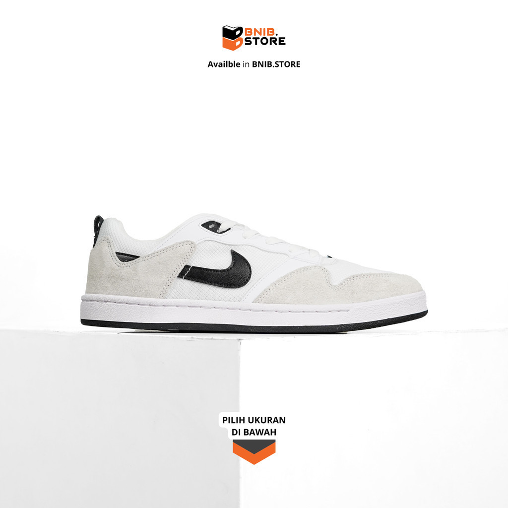 Sepatu Sneaker NIKE SB Alleyoop White Black [CJ0882 100] Original