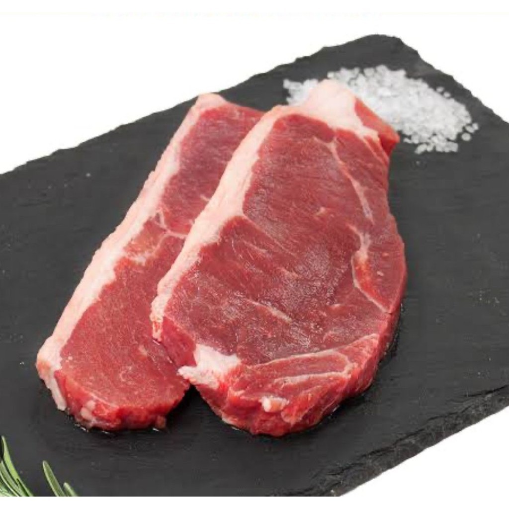 

Aust Sirloin Beef Grade A - Sirloin Daging Steak Grade A 200 gr / 1kg