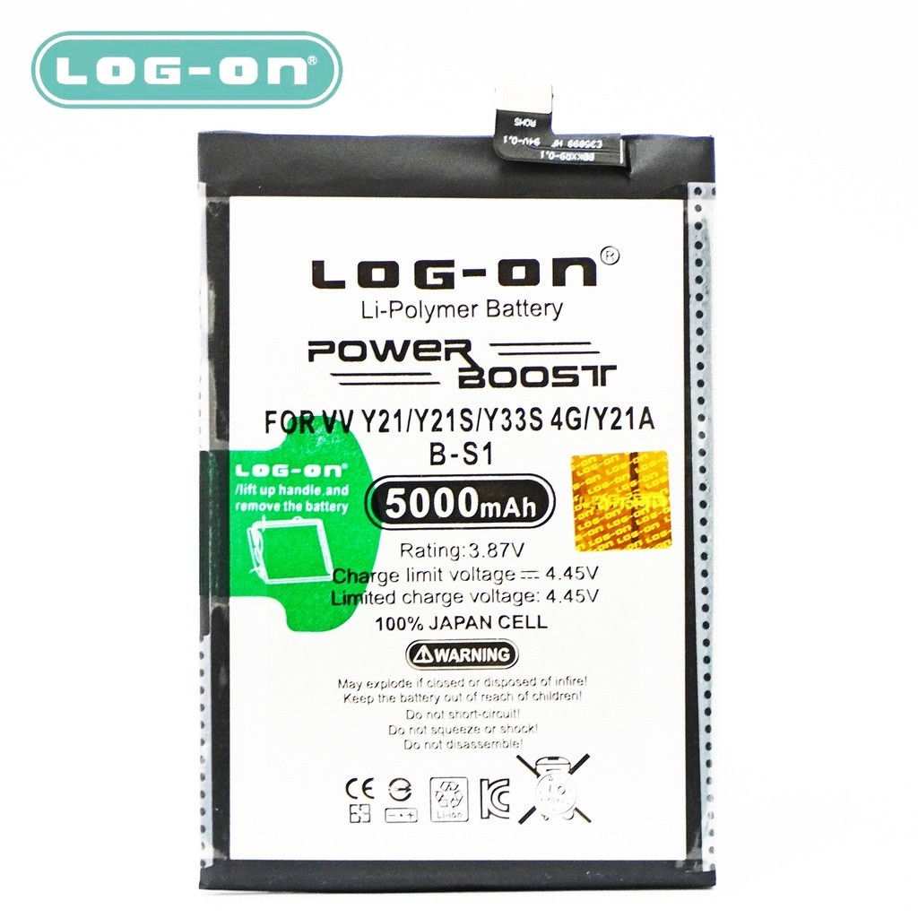 Log On - B-S1 Vivo Y21 2021 / Y21S / Y21A / Y21T / Y33S 4G BS1 Power Boost Original Battery Baterai 