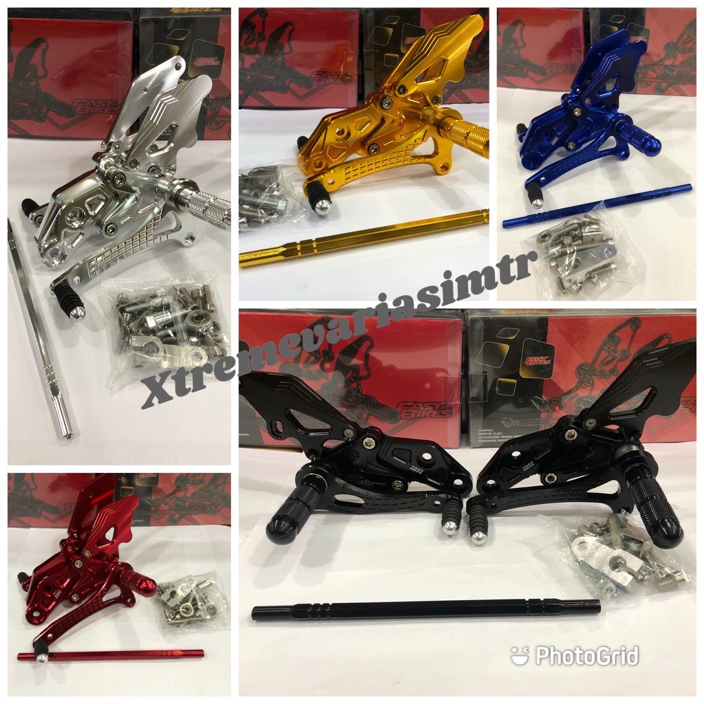 Underbone Footstep Underbon Vixion New Old All Vixion Step Set Depan Kiri Kanan Full CNC Termuah/ PO