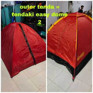 ZN17SL outer tenda cover tenda khusus tendaki cotrek forester 2p pintu depan bonus pasak BUKAN TENDA