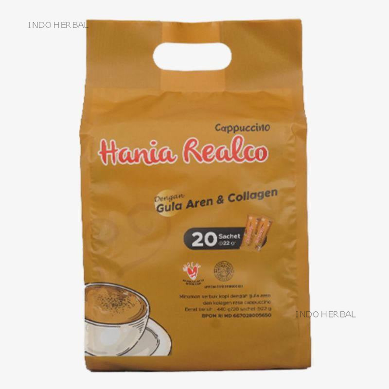 

Kopi Hania Realco Cappucino HAENI HPAI isI 20 Sachet
