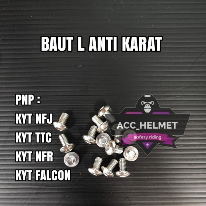 BAUT HELM KYT NFJ / KYT NFR / KYT TT COURSE / BAUT HELM KYT TTC | MODEL L